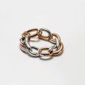 Dual Tone Chain Bracelet